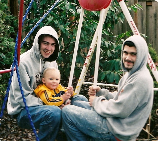 chad and shane swinging